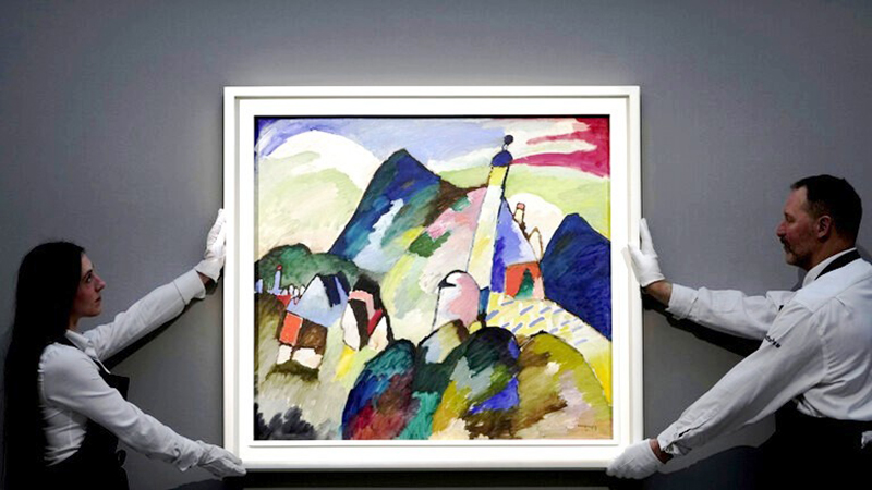بيع لوحة الفنان الروسي كاندينسكي مقابل 45 مليون دولار