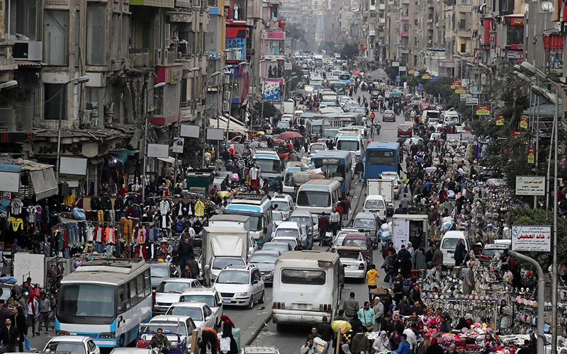 مصر الكثافة السكانية