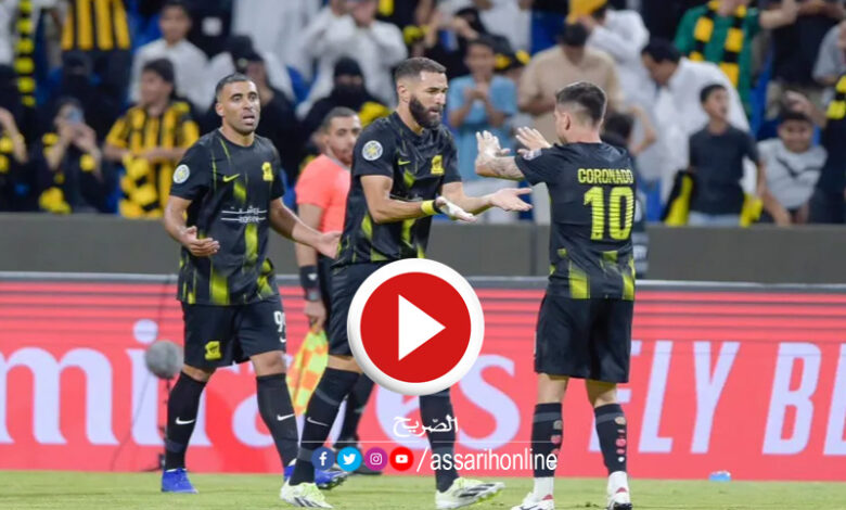هدف بنزيمه في مرمى النادي الصفاقسي