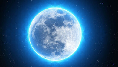 'القمر الأزرق' العملاق... ظاهرة فلكية نادرة يشهدها العالم