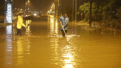 إعصار 'دانيال' يضرب في غزة