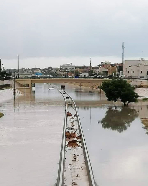 العاصفة المتوسطية ‘دانيال’ تضرب ليبيا بقوة..وتقترب من تونس 03