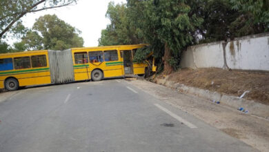 حادث حافلة في سيدي ثابت أريانة
