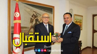 عبد المنعم بلعاتي والسفير سعد بن ناصر الحميدي