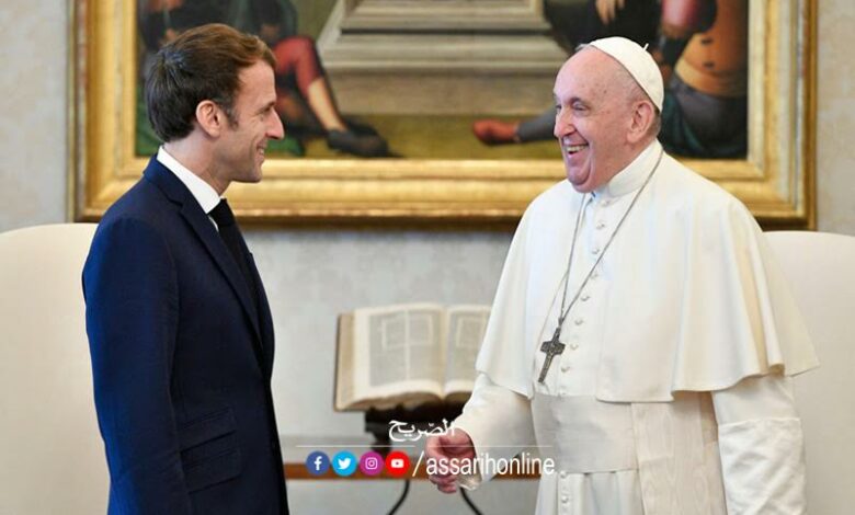 Emmanuel Macron et le Pape François