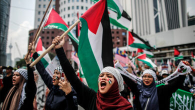 مسيرة نصرة لفلسطين