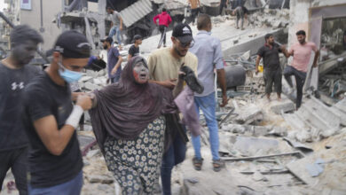 غزة.. الاحتلال يستهدف مستشفى الشفاء بصاروخ...وسقوط شهداء..