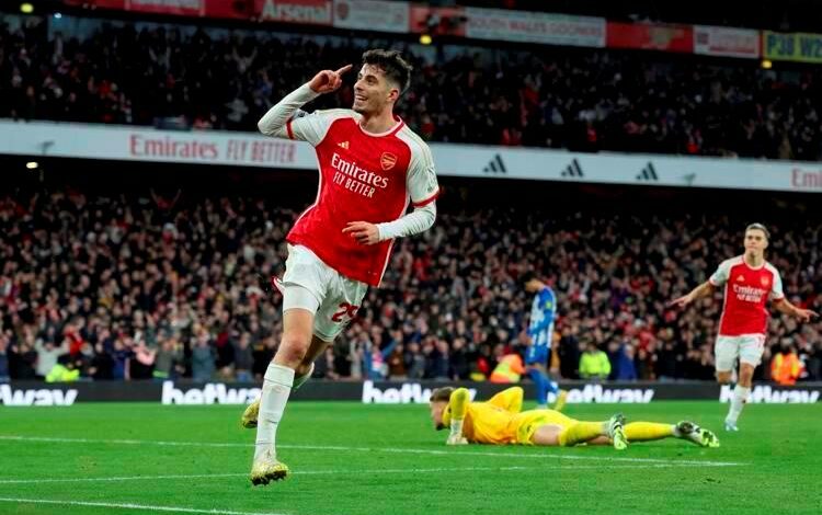 arsenal . brighton 2 . 0 le 17 déc 2023