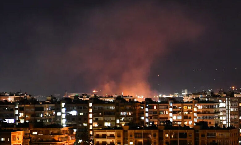 قصف اسرائيلي في محيط دمشق
