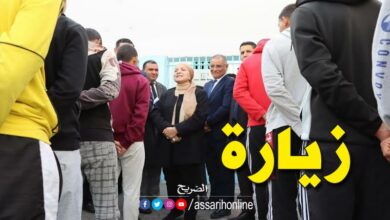 وزيرة العدل ليلى جفال تزور سجن باجة