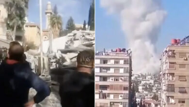 غارة اسرائيلية على دمشق