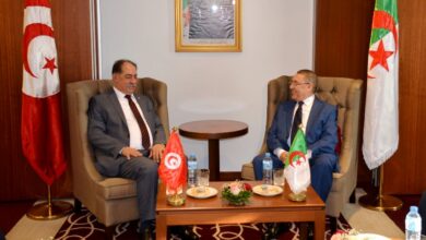 لقاء ثنائي بين وزير الداخلية السيد كمال الفقي و نظيره الجزائري