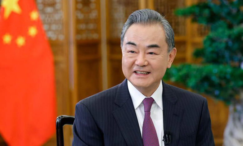 وانغ يي وزير الشؤون الخارجية الصيني