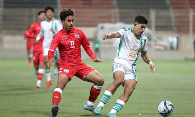 EN U20 tunisie . algérie 3 . 2