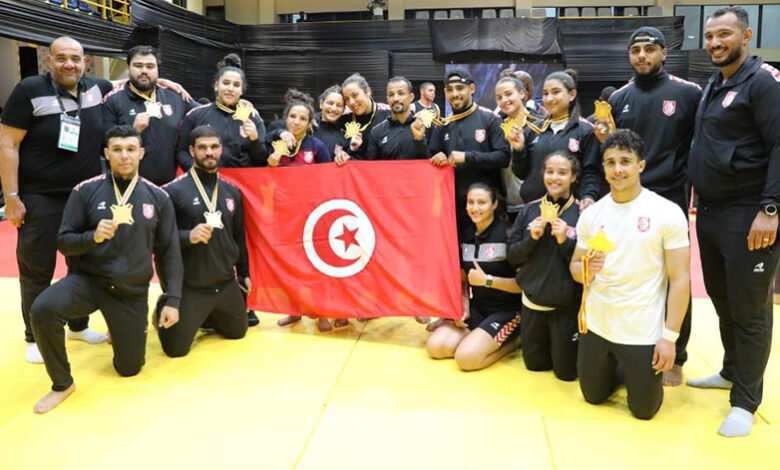 judo EN tunisie médaille d'or mars 2024