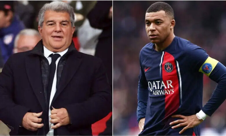 kylian mbappe et Joan Laporta