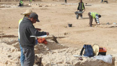 Découverte d'une fouille de sauvetage de tombeaux puniques à Qasiba al-Midyouni