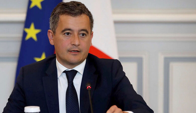 Le ministre français de l'Intérieur Gérald Darmanin