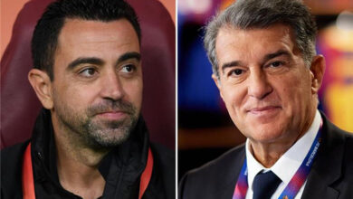 Laporta et Xavi