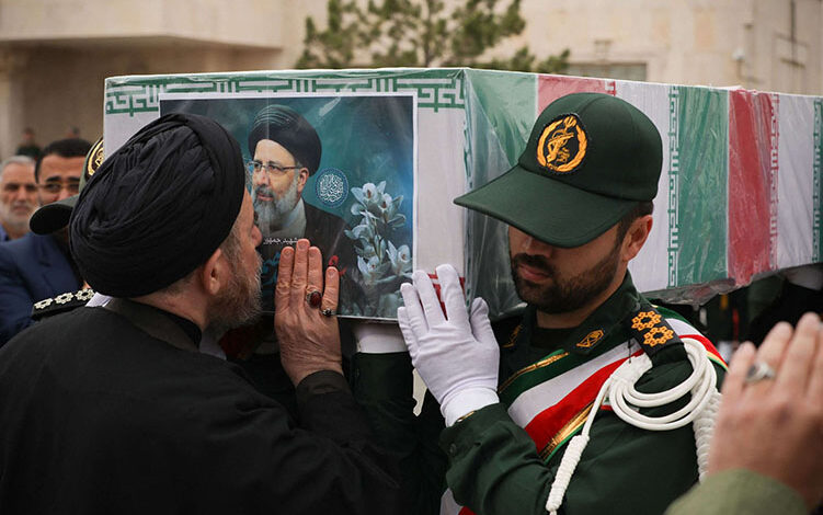 Les funérailles du défunt président iranien Ebrahim Raisi