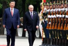 Vladimir Poutine and Xi Jinping