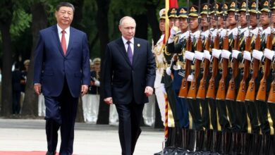 Vladimir Poutine and Xi Jinping