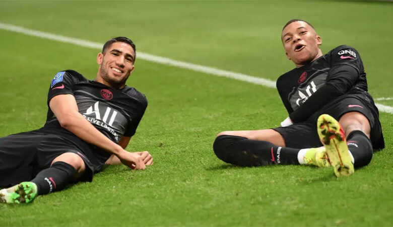 kylian mbappé et achraf hakimi