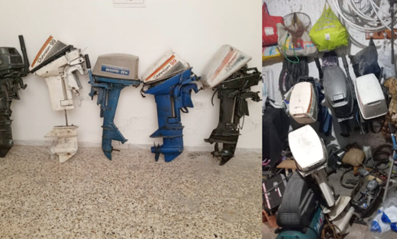 Bizerte.. Un atelier de réparation de moteurs marins découvert au hasard