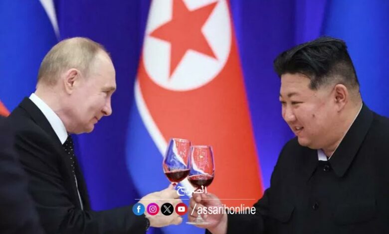 vladimir poutine and Kim Jong un