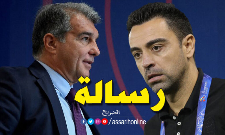 Le président de Barcelone envoie un message enflammé à Xavi
