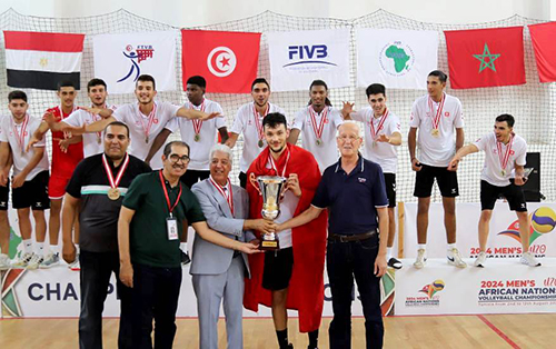 EN volley U20 champion d'afrique 11.08.2024 02
