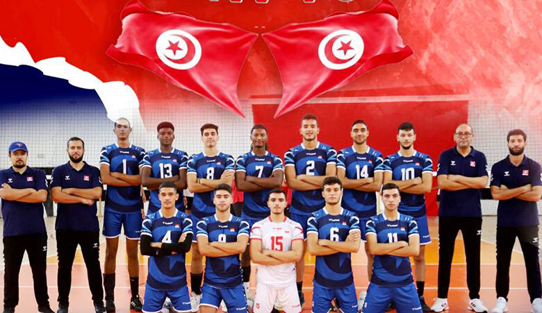 EN volley U20 champion d'afrique 11.08.2024