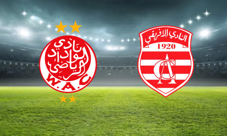 Match Club l’Africain et le Wydad Casablanca