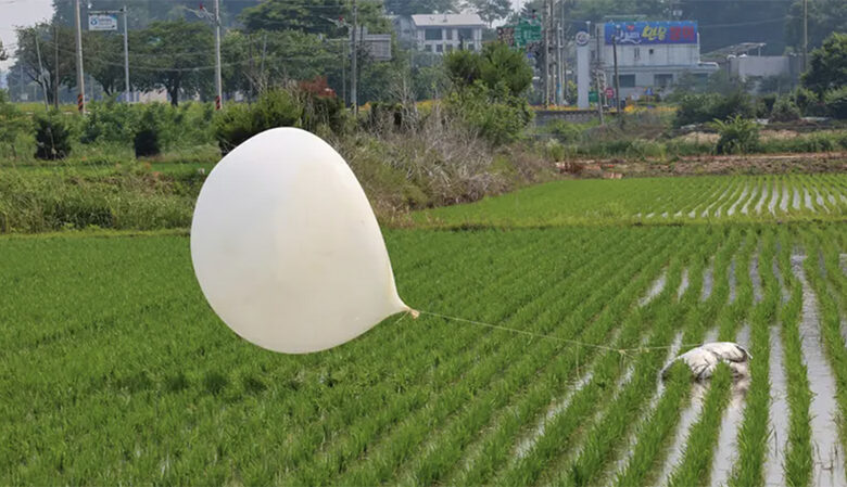 north korea ballon