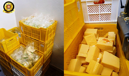 Sousse... a saisi une grande quantité de fromage