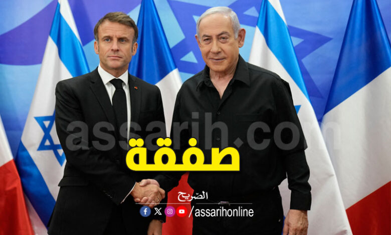 benyamin netanyahou et emmanuel macron
