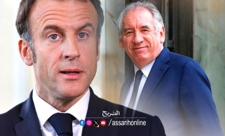 francois bayrou et macron