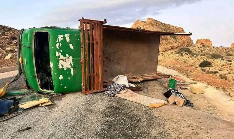 camion accident sidi bouzid