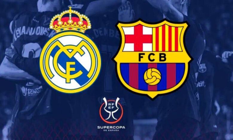 super real madrid . barça