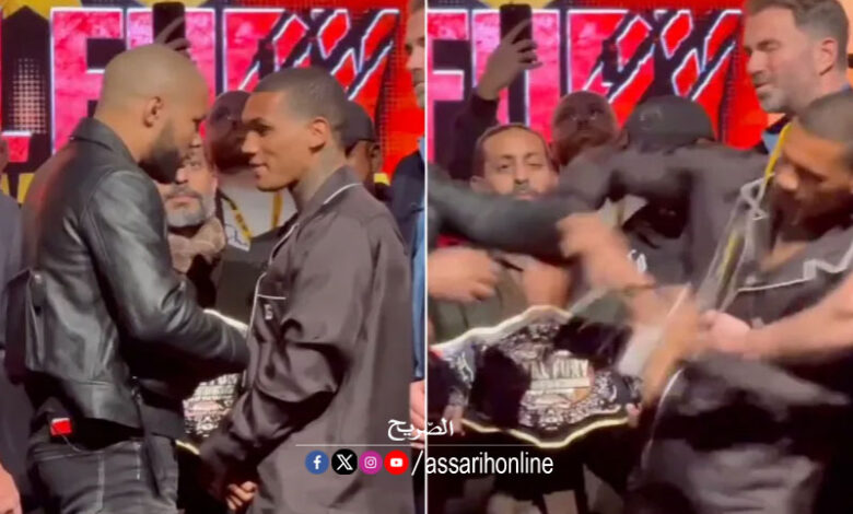 Chris Eubank Jr. SLAPS Conor Benn