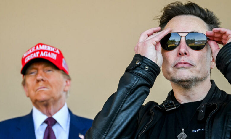 Donald Trump and Elon Musk