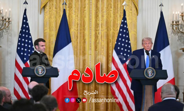 Donald Trump and Emmanuel Macron