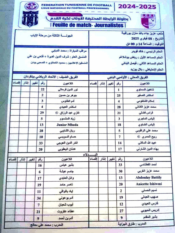 Olympique de Béji - Ittihad Ben Guerdane