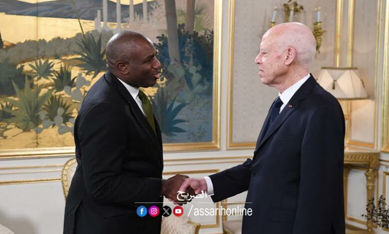 kais saied et David Lammy