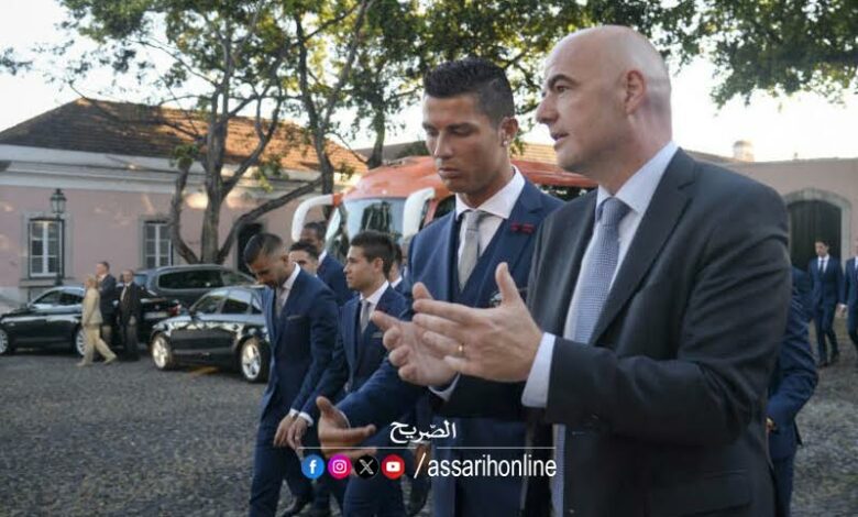 Gianni Infantino Cristiano ronaldo