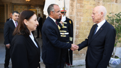 Kais saied Kamel Maadouri et Sara zaafrani