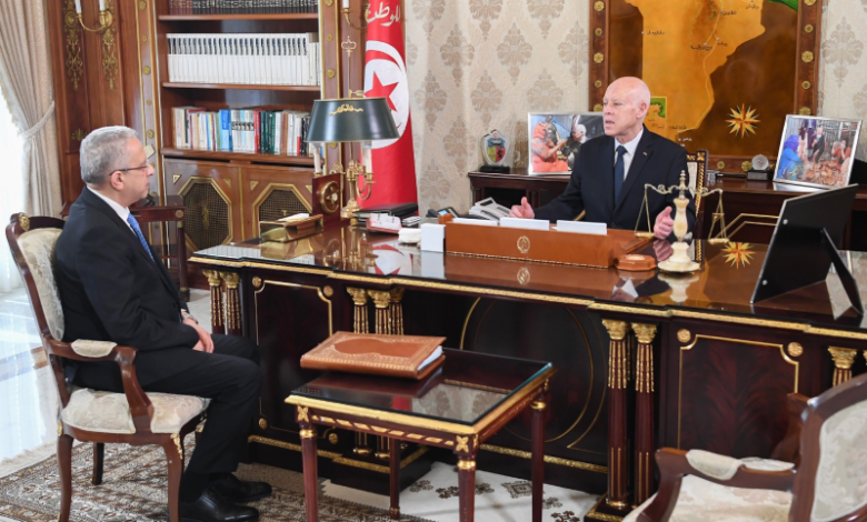 Kais saied et Mustapha Ferjani