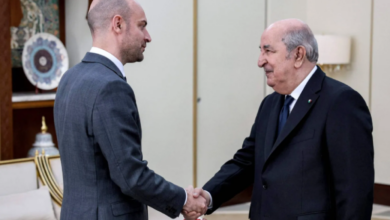Abdelmajid Tebboune et Jean-Noël Barrot