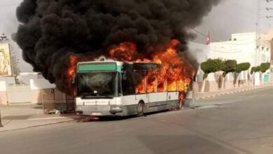 Brûler un bus