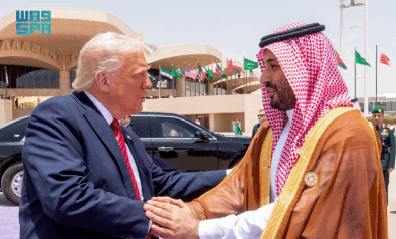 Donald Trump and Mohammed ben salman